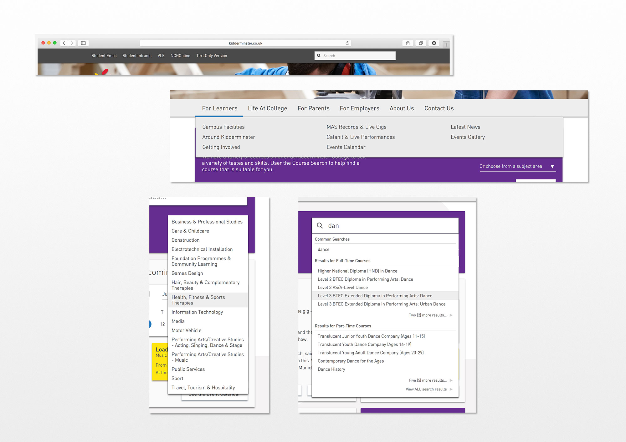 examples of interactive elements